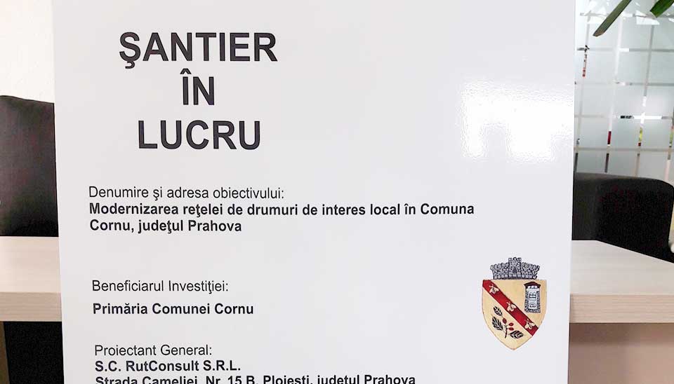 Placute PVC inscriptionat cu autocolant